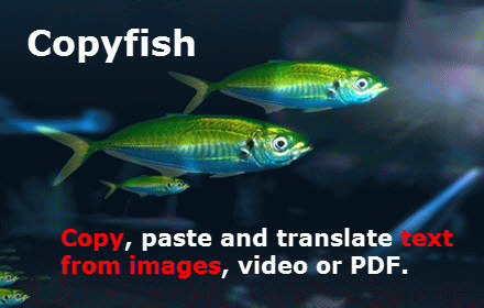 Copyfish 🐟 Free OCR Software :: Copy, paste and translate text from any image, video or PDF.