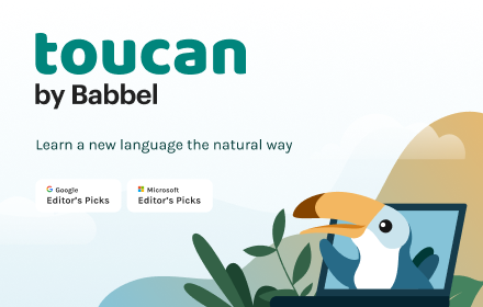 Toucan by Babbel - Language Learning :: Learn a new language just by browsing the internet.
